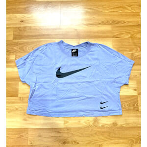 Nike Sportswear Swoosh Cropped T Shirt Tee Womens XL Gym Sports Yoga CJ3764 569